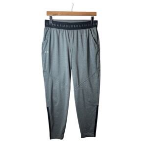 Under Armour Jogging Pants Women’s Medium Gray Athletic Athleisure Activewear